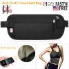 Travel Money Belt Waist Bag Pack RFID Blocking Anti-Theft Waist Pouch Waterproof for Men Women