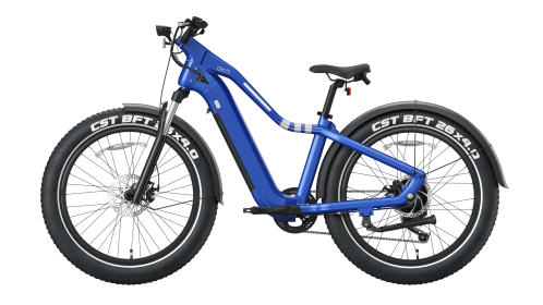 EB50 Ranger 26" Step Over Electric Mountain Bike - Blue