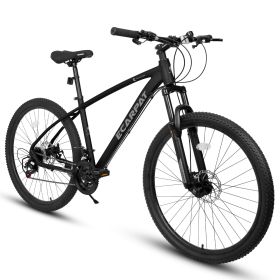 A2757 27 inch Mountain Bike 21 Speeds, Suspension Fork, Aluminum Frame Disc-Brake for Unisex mountain bikes