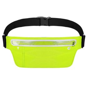 Unisex Sport Waist Pack Running Belt Bag Pouch Adjustable Bounce Free Sweat-Proof Lightweight Slim (Option: Green)