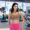 Women Strap Sport Bras Padded Strappy Crop Square Neck Low Impact Bras Sexy Fitness Tank Tops with Removable Pads Flat Straps for Gym Yoga Workout Run