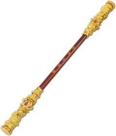 Black Myth: Wukong Game Peripheral Accessories Sun Wukong Weapon Zinc Alloy Material Ruyi Golden Cudgel (Color: Gold)
